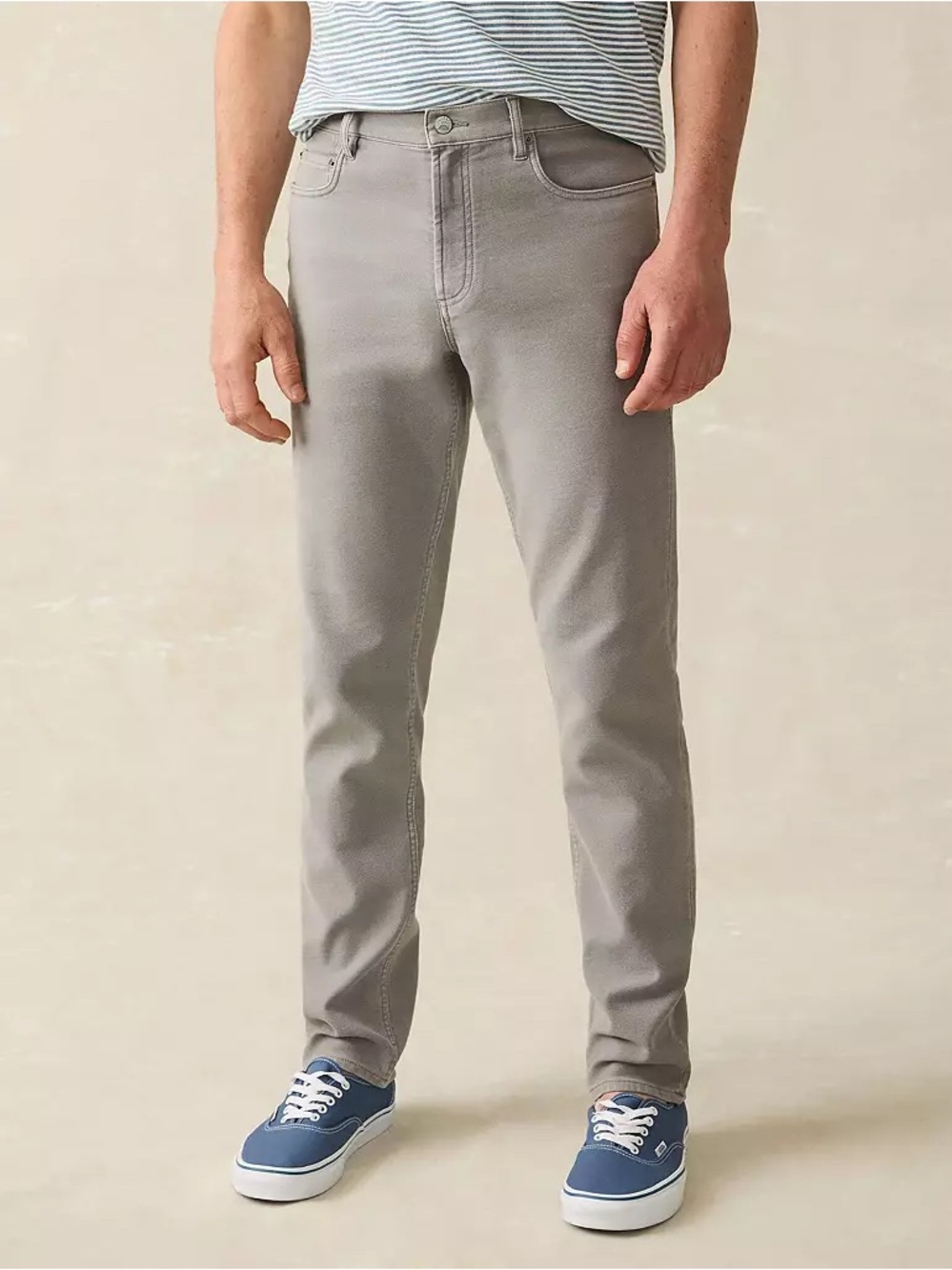 FAHERTY Men's Stretch Terry 5 Pocket Pants